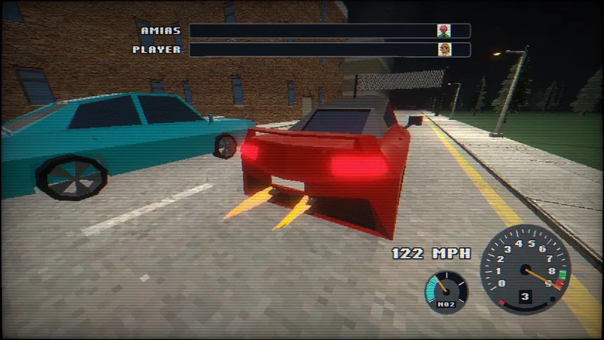 Скриншот 1 к игре Turbo Drag Racer 3000