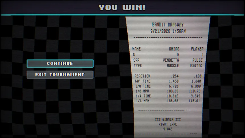 Скриншот 6 к игре Turbo Drag Racer 3000