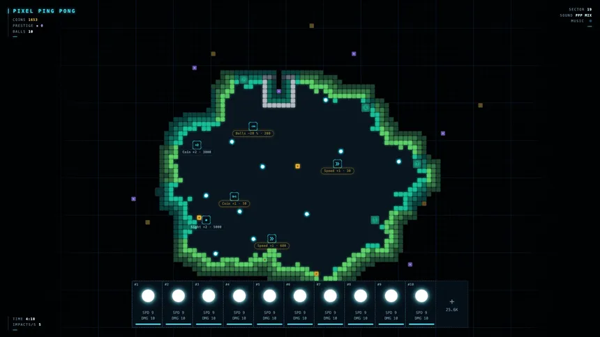 Скриншот 2 к игре Pixel Ping Pong