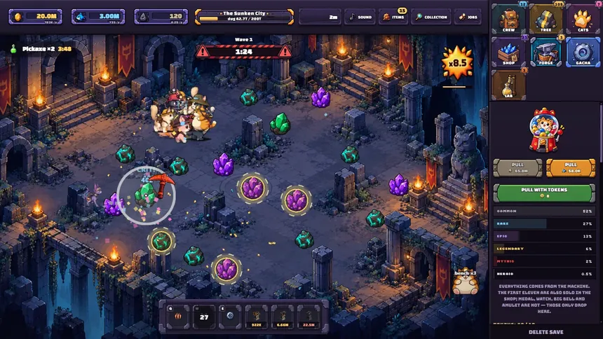 Скриншот 7 к игре Miners Cat Revolution