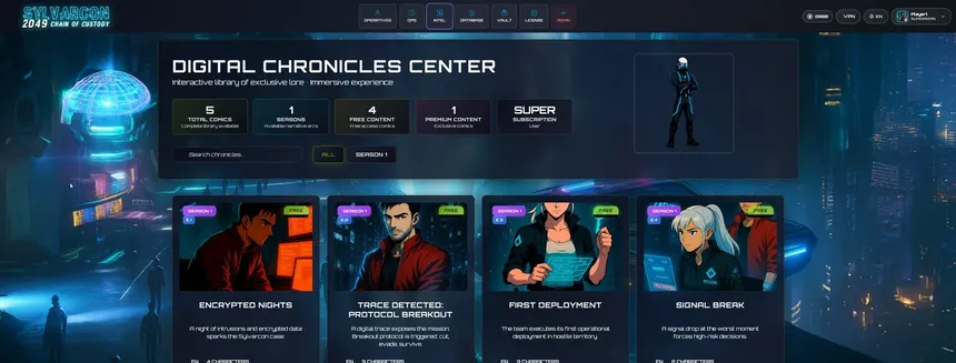 Скриншот 4 к игре Sylvarcon 2049: Chain of Custody