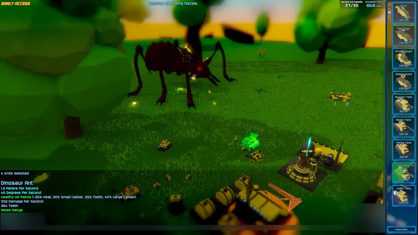 Скриншот 5 к игре Micro Annihilation