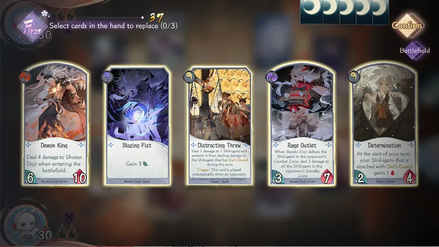 Скриншот 1 к игре Onmyoji：the card game