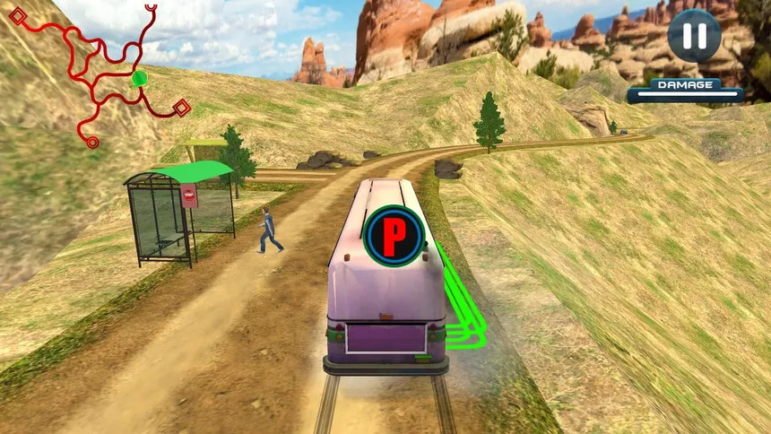 Скриншот 1 к игре Village Bus Driver Simulator