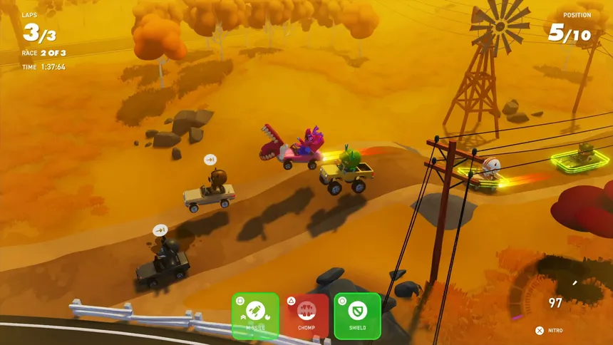 Скриншот 1 к игре Monster Racing League