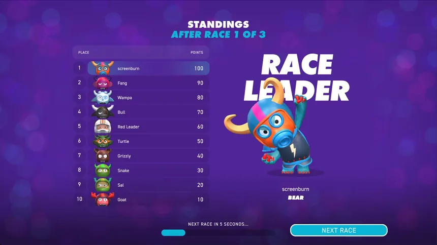 Скриншот 4 к игре Monster Racing League