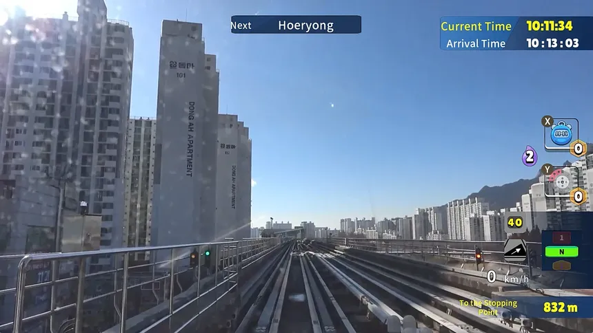 Скриншот 4 к игре Korean Rail Driving Tour-LRT Uijeongbu