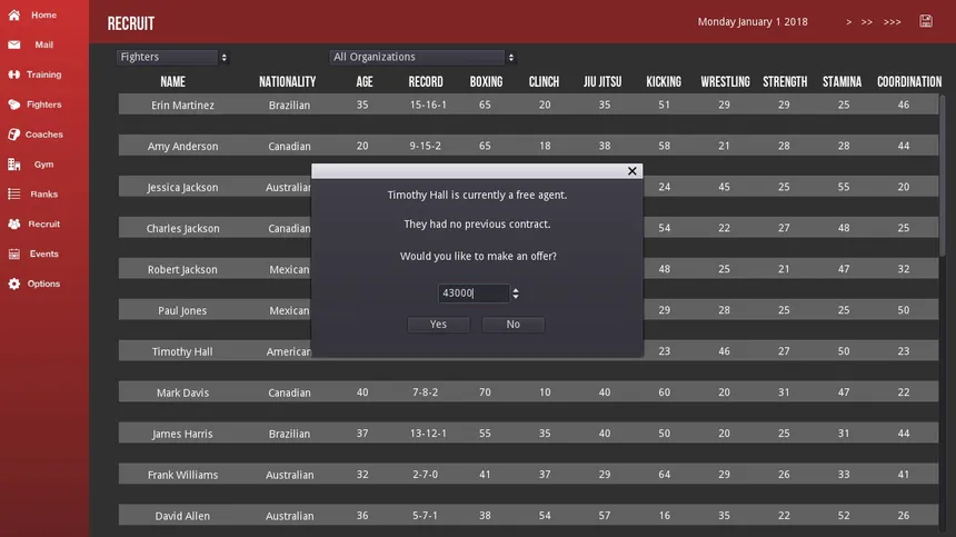 Скриншот 6 к игре MMA Simulator