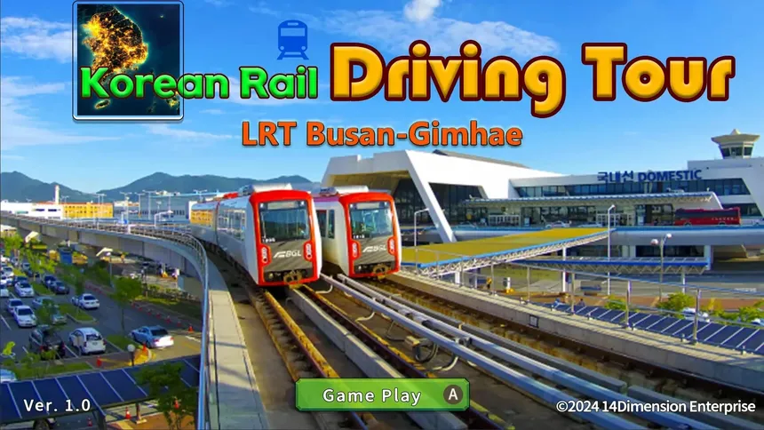 Скриншот 1 к игре Korean Rail Driving Tour LRT Busan-Gimhae