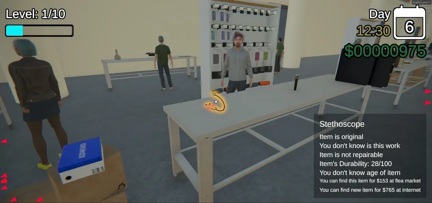 Скриншот 1 к игре Flea Market Simulator '24