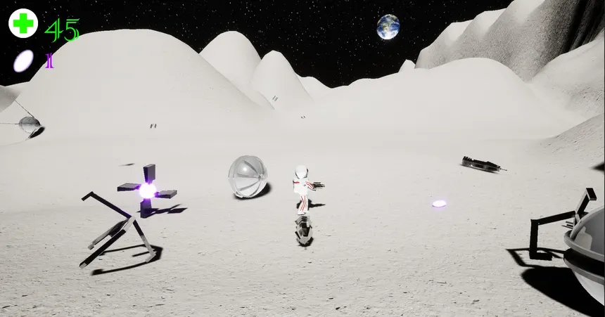 Скриншот 1 к игре Astro Mission: Moon