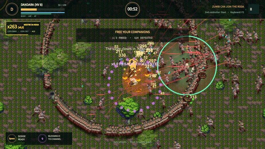 Скриншот 1 к игре Capoeirogue