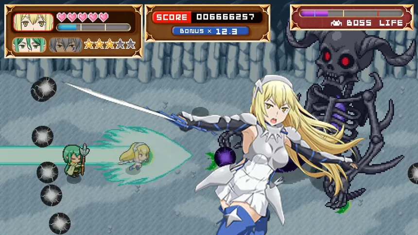 Скриншот 4 к игре Is It Wrong to Try to Shoot 'em Up Girls in a Dungeon?