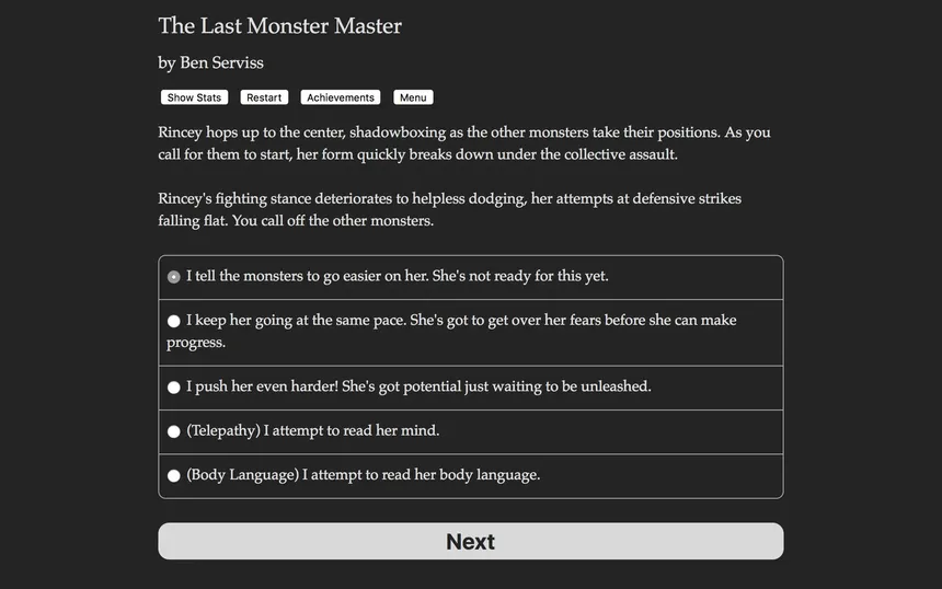 Скриншот 2 к игре The Last Monster Master