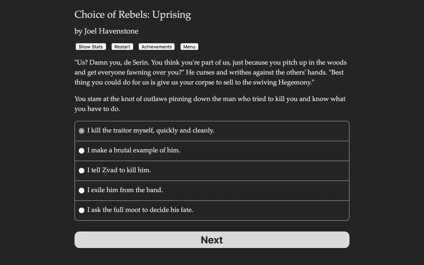 Скриншот 2 к игре Choice of Rebels: Uprising