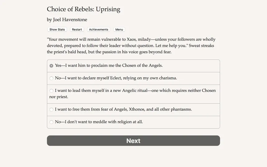 Скриншот 4 к игре Choice of Rebels: Uprising