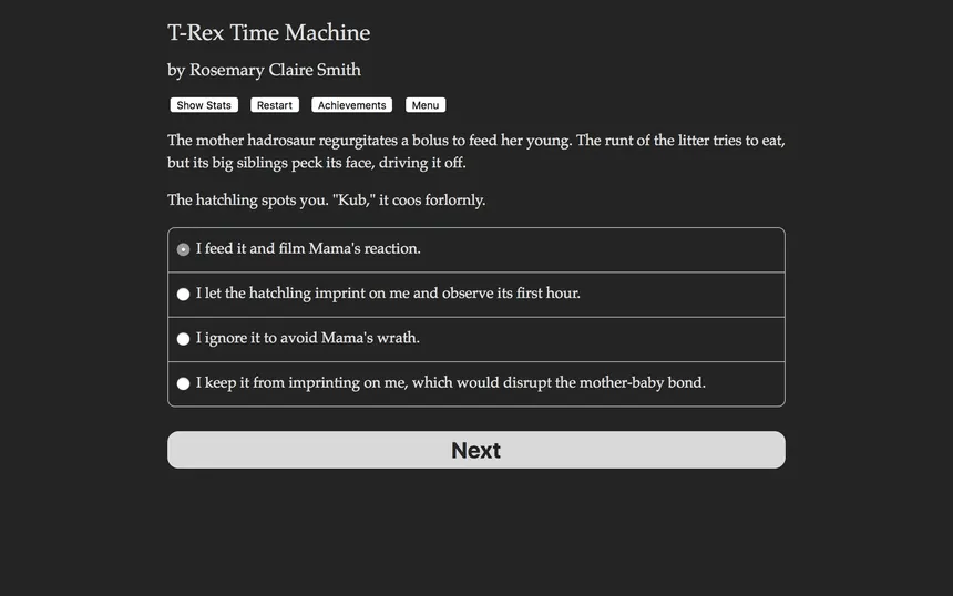 Скриншот 2 к игре T-Rex Time Machine