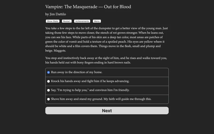 Скриншот 3 к игре Vampire: The Masquerade — Out for Blood