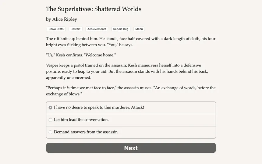 Скриншот 1 к игре The Superlatives: Shattered Worlds