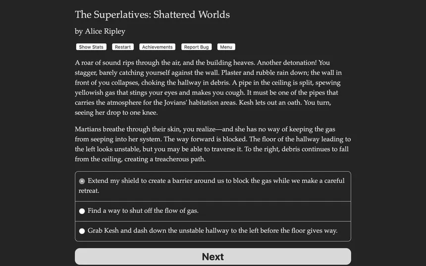 Скриншот 2 к игре The Superlatives: Shattered Worlds