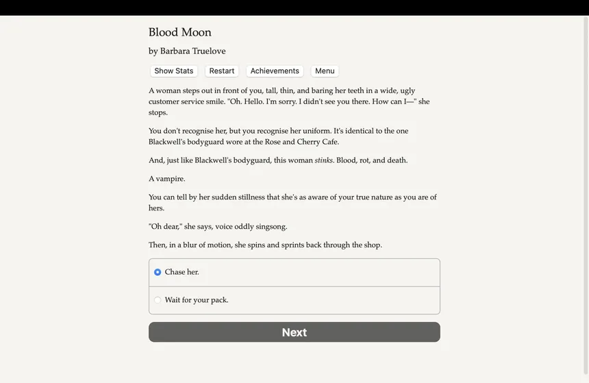 Скриншот 4 к игре Blood Moon