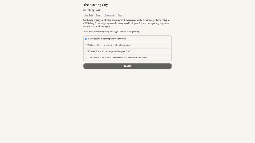 Скриншот 1 к игре The Floating City