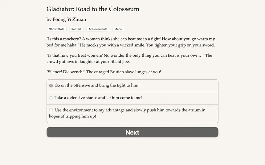 Скриншот 4 к игре Gladiator: Road to the Colosseum