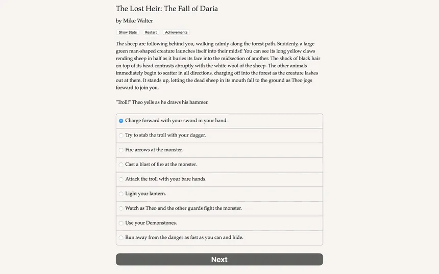 Скриншот 4 к игре The Lost Heir: The Fall of Daria
