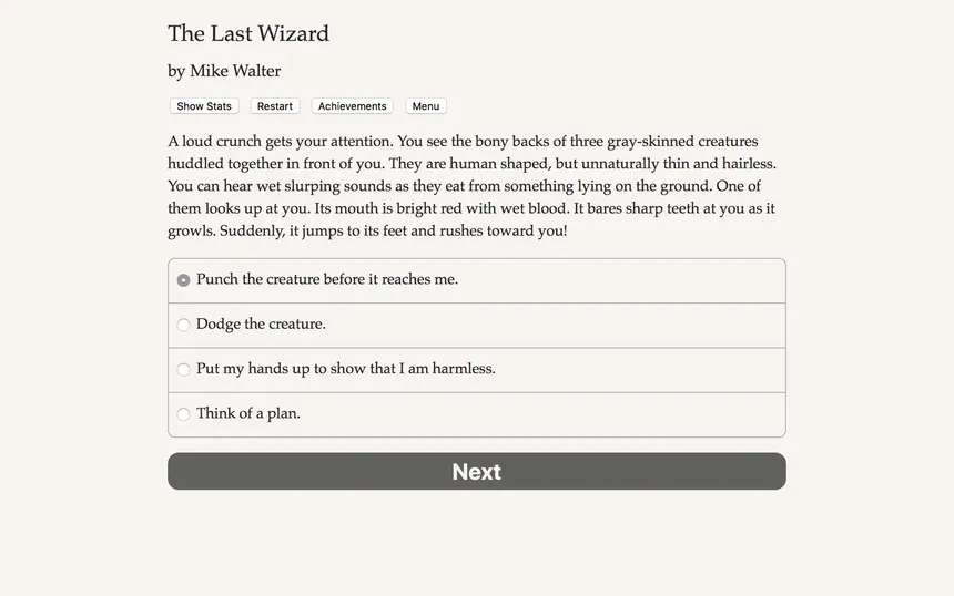 Скриншот 1 к игре The Last Wizard