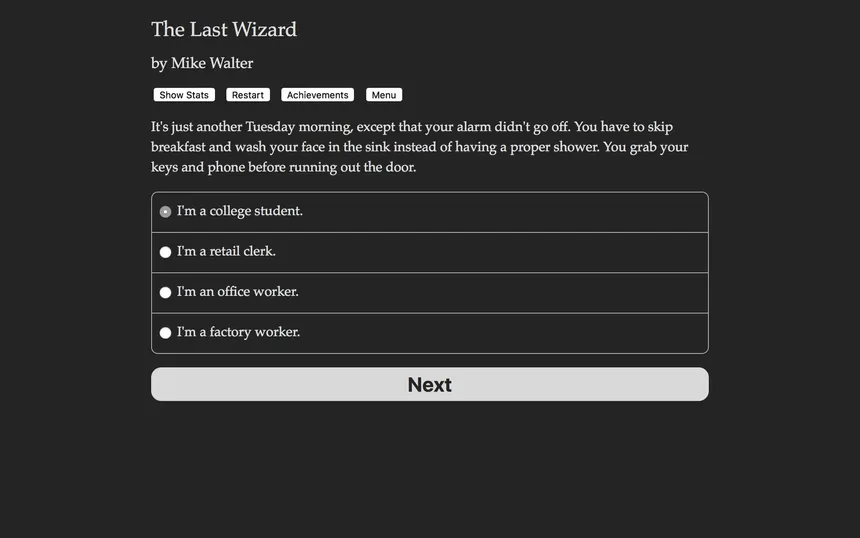 Скриншот 2 к игре The Last Wizard