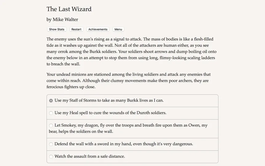 Скриншот 6 к игре The Last Wizard