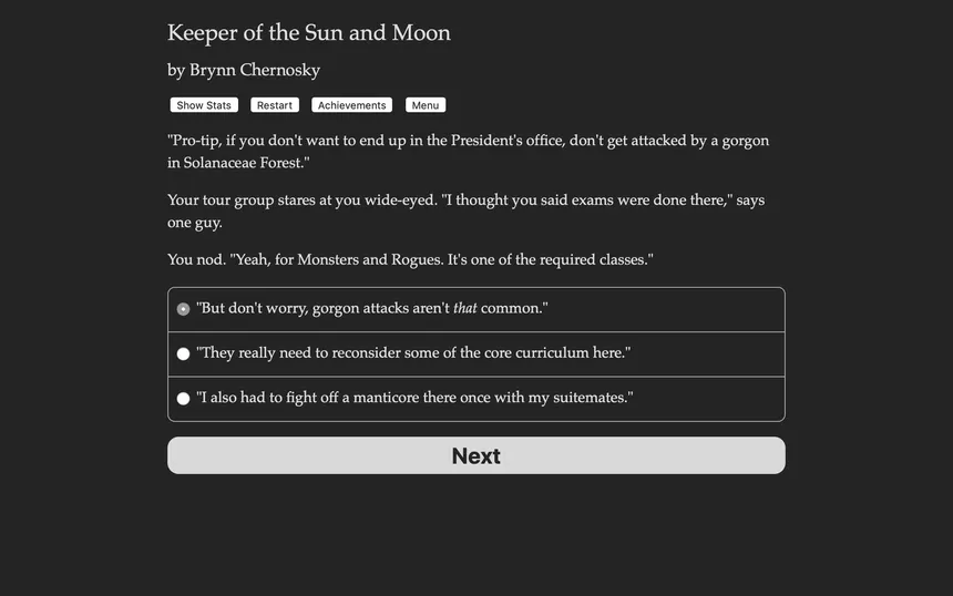 Скриншот 2 к игре Keeper of the Sun and Moon