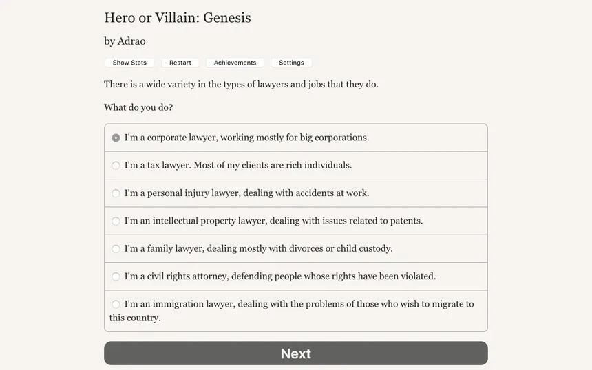 Скриншот 4 к игре Hero or Villain: Genesis