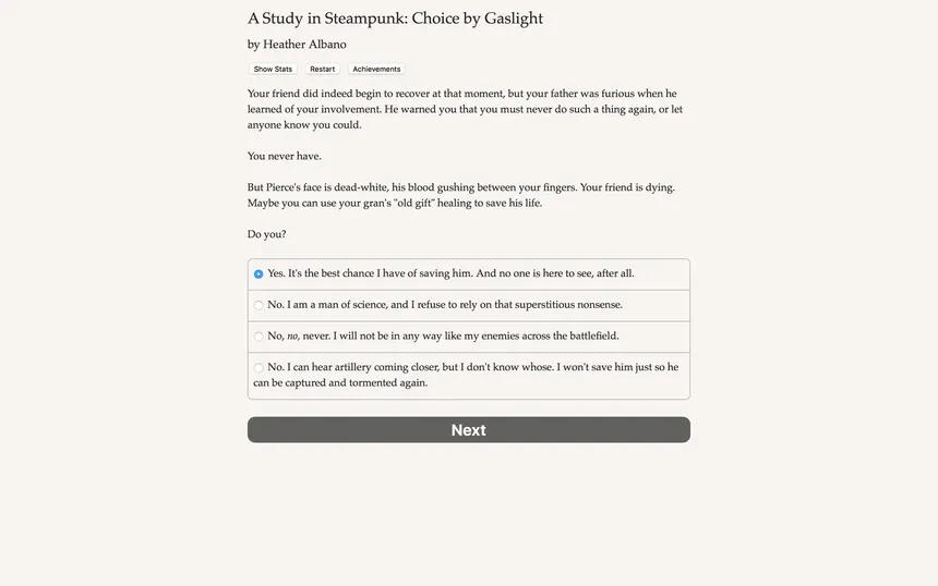 Скриншот 4 к игре A Study in Steampunk: Choice by Gaslight