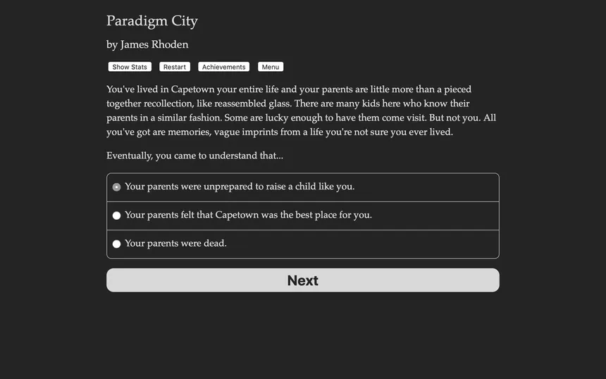 Скриншот 1 к игре Paradigm City