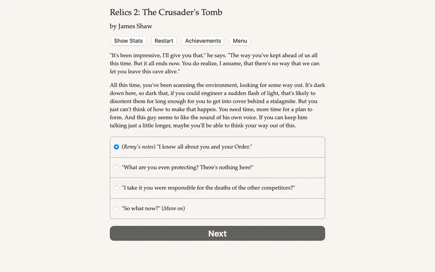 Скриншот 4 к игре Relics 2: The Crusader's Tomb