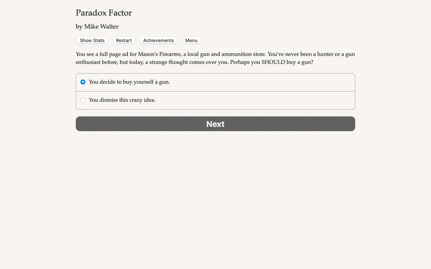 Скриншот 1 к игре Paradox Factor