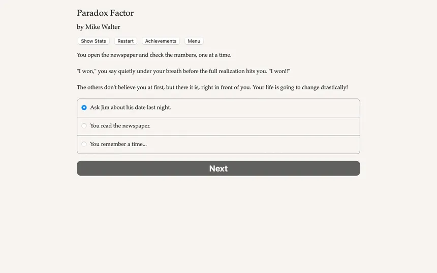 Скриншот 2 к игре Paradox Factor