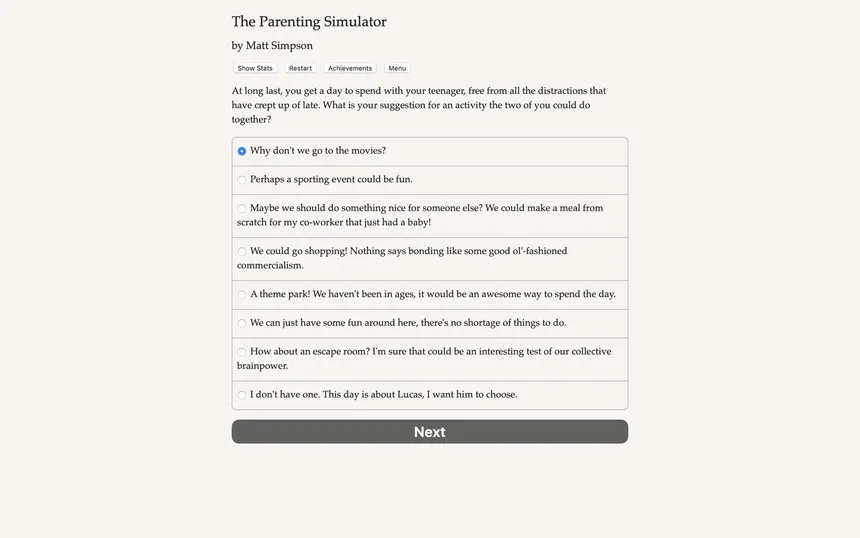 Скриншот 2 к игре The Parenting Simulator