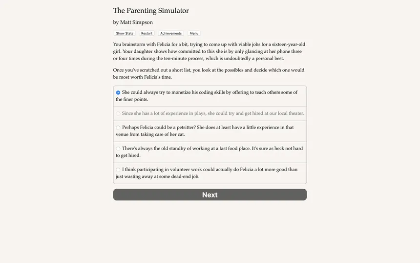Скриншот 5 к игре The Parenting Simulator