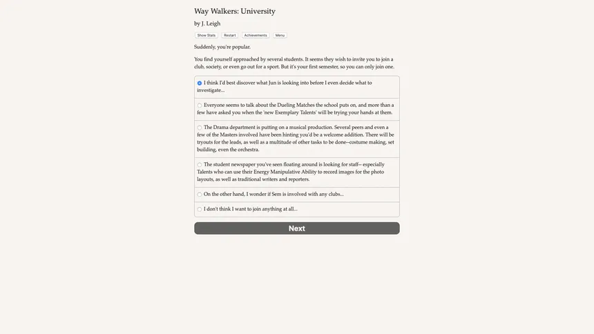 Скриншот 3 к игре Way Walkers: University