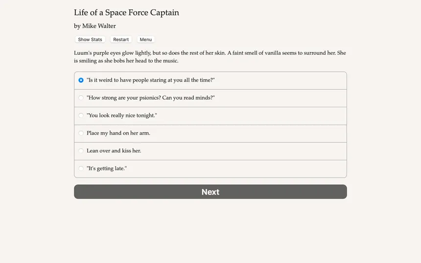 Скриншот 1 к игре Life of a Space Force Captain