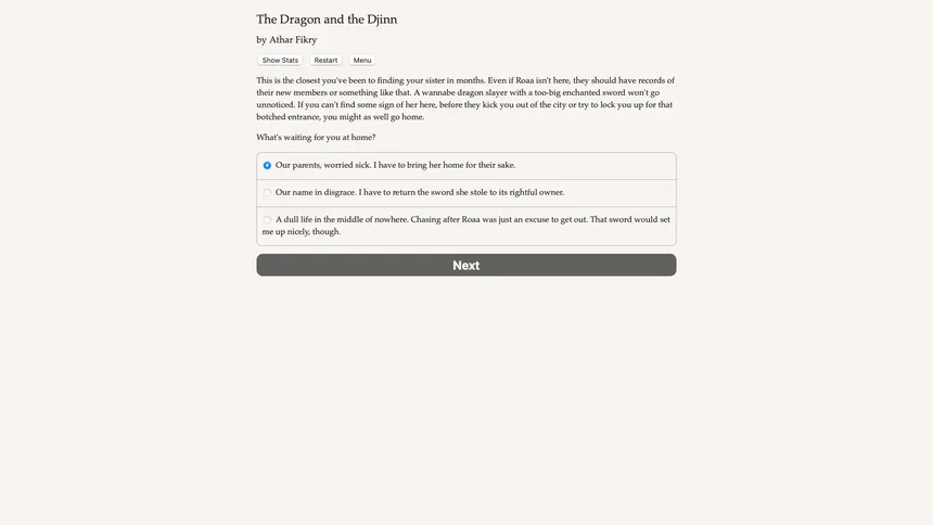 Скриншот 1 к игре The Dragon and the Djinn
