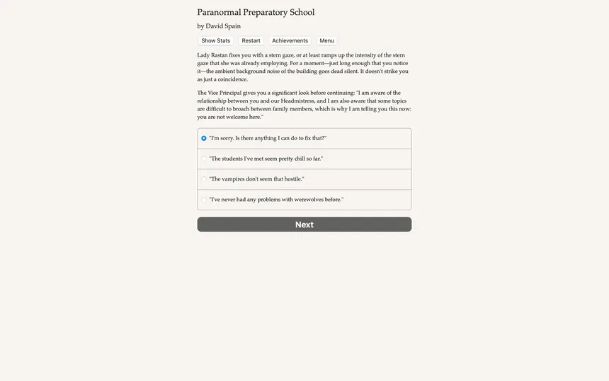 Скриншот 2 к игре Paranormal Preparatory School