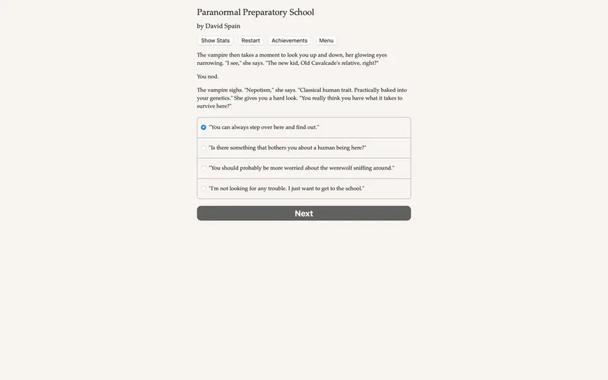 Скриншот 3 к игре Paranormal Preparatory School