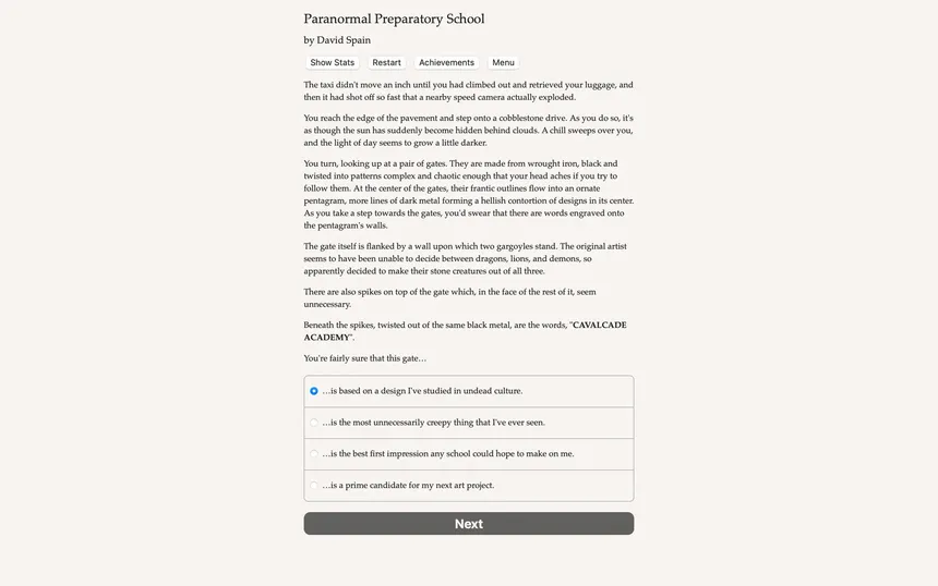 Скриншот 5 к игре Paranormal Preparatory School