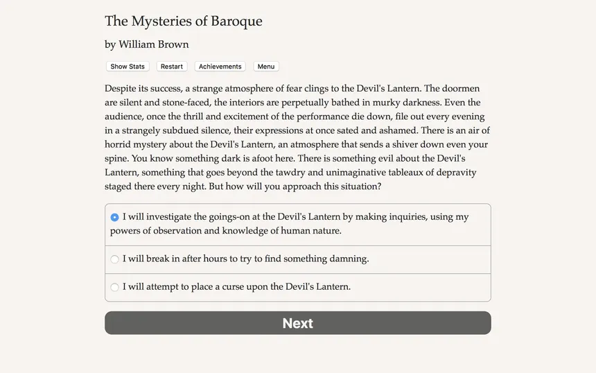 Скриншот 4 к игре The Mysteries of Baroque