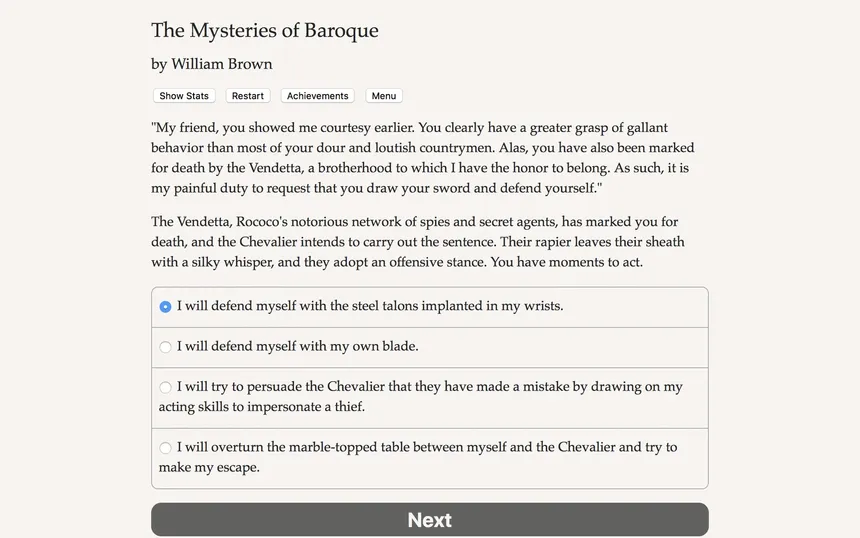 Скриншот 5 к игре The Mysteries of Baroque