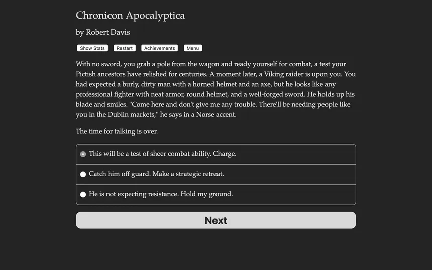 Скриншот 2 к игре Chronicon Apocalyptica