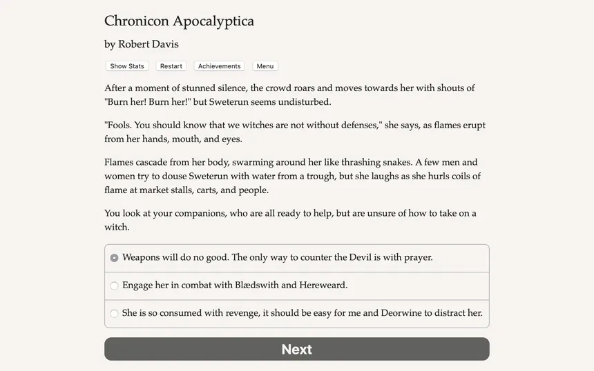 Скриншот 3 к игре Chronicon Apocalyptica